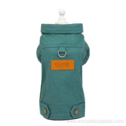 Multicolor Winter Denim Designers Dog Cothes